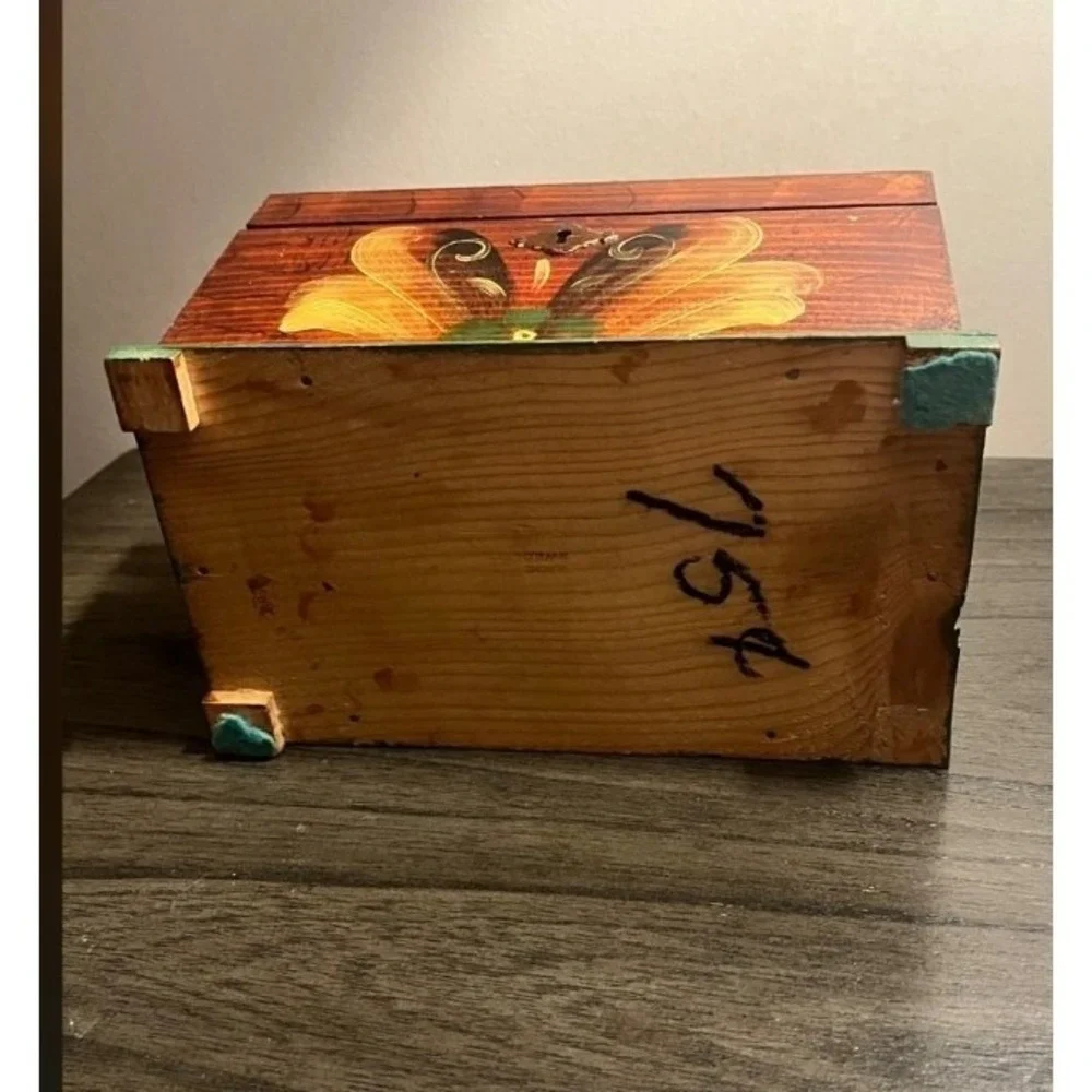 Handmade vintage wooden